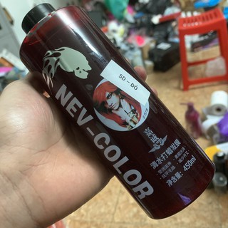 nhuộm phủ bóng màu đỏ -phủ mịn hàn quốc