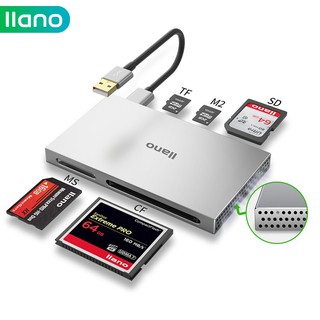 Đầu đọc thẻ llano hỗ trợ thẻ SD / TF / CF / MS / M2