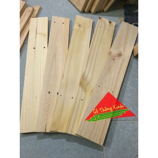 Bó 5 cây Gỗ thông pallet dài 60cm, rộng 9.2cm, dày 1,4cm bào láng dùng đóng giường pallet,thùng pallet