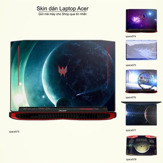 Skin dán Laptop Acer in hình không gian _nhiều mẫu 13 (inbox mã máy cho Shop)
