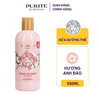 Sữa Dưỡng Thể Purité by Prôvence - Hoa Anh Đào (250ml)
