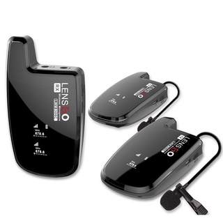 [Mã ELHACE giảm 4% đơn 300K] Micro Cài Áo Không Dây, Sóng UHF, Phạm Vi Hoạt Động 50m Lensgo LWM-308C - Hàng Chính Hãng