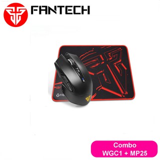 Combo FANTECH Chuột Không Dây WGC1 VENOM + Lót Chuột MP25/MP292/MP64 - CBO WGC1 MP