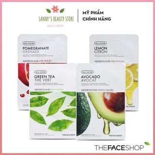 Mặt Nạ Dưỡng Da The Faceshop  FREESHIP   Mặt Nạ Dưỡng Da Thiên Nhiên Real Nature The Face Shop 30ml
