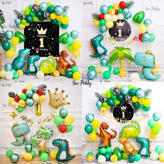 [Mã LIFEXANH03 giảm 10% đơn 500K] Set Bóng Sinh Nhật Khủng Long