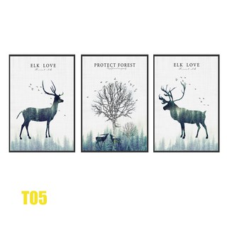 Bộ 3 tranh treo tường,tranh canvas hiện đại KT 40x60cm thanh lý