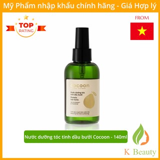 Tinh Dầu Bưởi Dưỡng Tóc Cocoon - Xịt tóc bưởi The Cocoon Pomelo Hair Tonic - Hàng Việt Nam Chính Hãng - 140ml