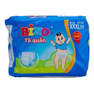 (TẶNG KÈM HỘP BÚT) Combo 2 tã quần Bino XXXL 18-35kg