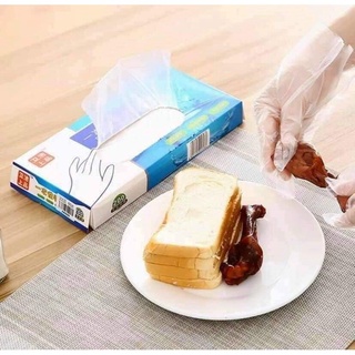 Hộp 100 găng tay nilon siêu dai tiện ích