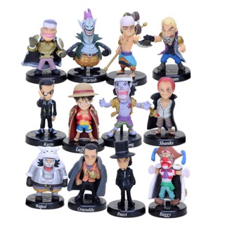 ♥️ Set 12 Mô Hình Nhân Vật One Piece Đảo Hải Tặc ♥️ 5cm ♥️