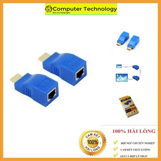 Bộ truyền tín hiệu. HDMI to LAN 30m, kéo dài hdmi qua dây mạng 30m.bảo hành 6 tháng