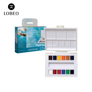 [ LỖ STORE ] Màu nước Sennelier La Petite Aquarelle 12 màu