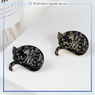 Pin cài áo mèo đen trong Thủy thủ mặt trăng Sailor moon ver2 - GC200