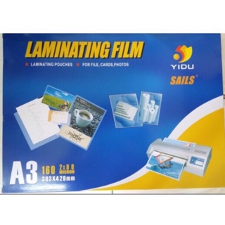 Nhựa ép plastic A3 100mic YIDU - Hộp 100 tờ