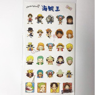 Ảnh dán One piece Sticker trong suốt