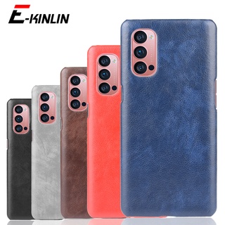 Ốp Lưng Bọc Da Sần Cho Điện Thoại OPPO Reno4 SE Reno3 Pro Lite F Z