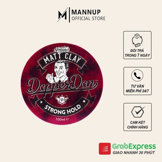 [HCM]Sáp Vuốt Tóc Nam DAPPER DAN Matt Clay 100g - Wax Tạo Kiểu Tóc Nhập Khẩu, Giữ Nếp Cực Tốt