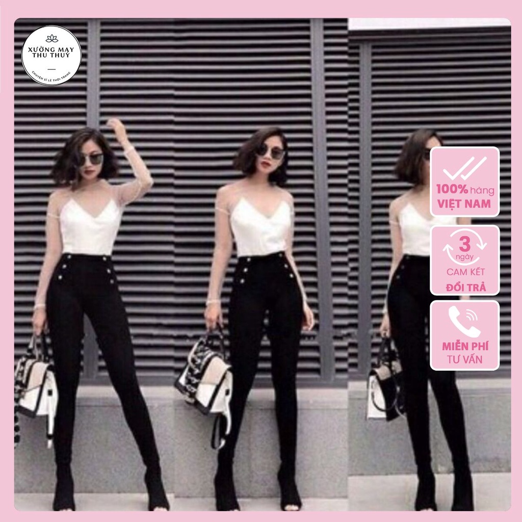Quần legging 6 cúc siêu đẹp