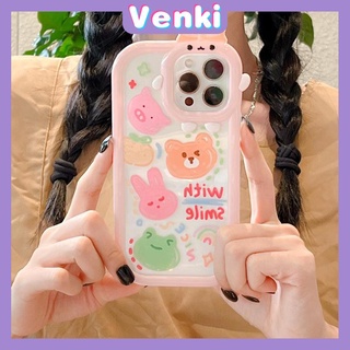 iPhone Case Silicone Soft Case Clear Case Airbag Shockproof Protection Camera Shiny Feel Bear Cartoon Cute Compatible For iPhone 11 Pro Max 13 Pro Max 12 Pro Max 7Plus xr XS Max