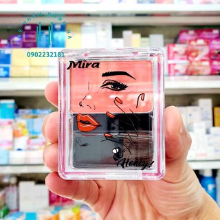Phấn má Mira, phấn má màu cam số 2 Orage, Mira Colorful Cheeks 5g