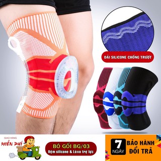 Bó Gối Thể Thao BG/03 Băng Đai Trợ Lực Bảo Vệ Đầu Gối Khi Chơi Bóng Đá Bóng Rổ Bóng Chuyền Tập Gym Chạy Bộ Tennis