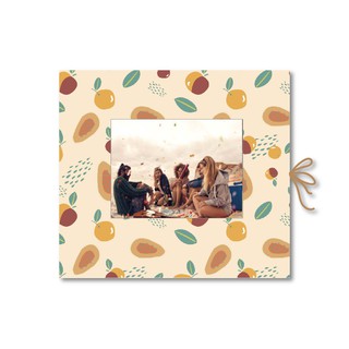 Memory Journal - Sổ dán ảnh Scrapbook ruột Dot &amp; Trơn Crabit - Apricot