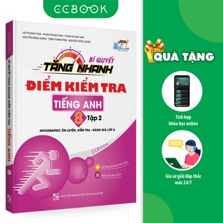 Sách - Bí quyết tăng nhanh điểm kiểm tra Tiếng Anh 8 tập 2