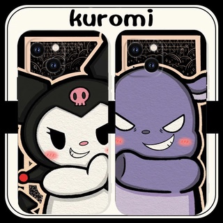 SANRIO Ốp Điện Thoại Silicon Dẻo In Hình kuromi Thời Trang Cho iPhone 11 iPhone 13 Pro Max XS Max XR 7 8 Plus 12Pro 13 Pro Max