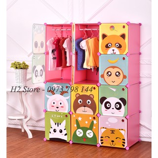 [HOT] TỔNG KHO TỦ NHỰA LẮP GHÉP 12 Ô THÚ NỬA MẶT C SIÊU YÊU ĐỂ ĐỒ ĐA NĂNG THÔNG MINH sâu 47cm