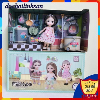 HỘP DỤNG BÚP BÊ &amp; DỤNG CỤ DỌN DẸP