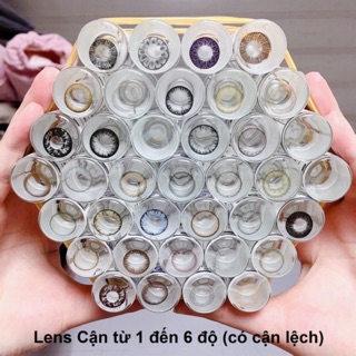 LENS CẬN từ 1-6 độ tặng kèm khay đựng