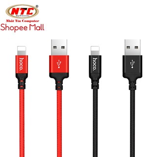 Cáp sạc dây dù Hoco X14 dài 2M - cổng Lightning - Hãng phân phối chính thức