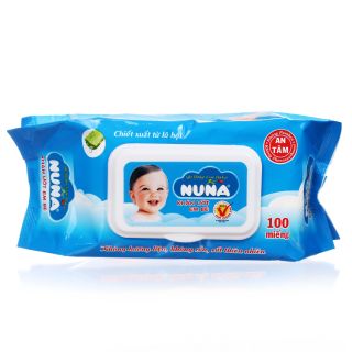 Khăn ướt em bé Nuna gói 100 miếng