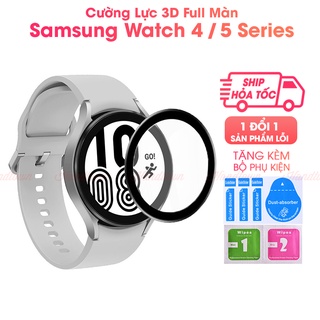 MUA 1 TẶNG 1 Cường lực dẻo 3D full màn Samsung Watch Active 4/5 40mm 44mm Galaxy watch 1/2 Classic 42mm 46mm Watch 5 Pro