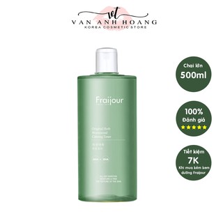 Toner nước hoa hồng cân bằng da Fraijour Original Herb Wormwood Calming Toner 500ml