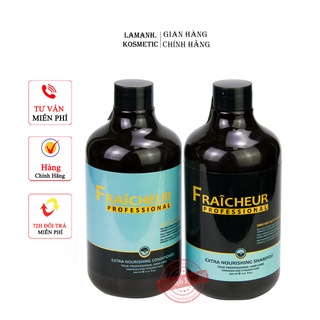 Dầu Gội dưỡng sâu phục hồi, chống gẫy rụng hỗ trợ mọc tóc cặp dầu gội Fraicheur 500ml hàng chính hãng
