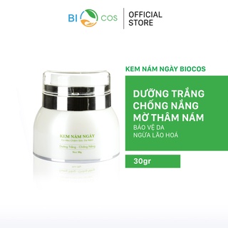 Kem Nám Ngày BIOCOS 30g - Dưỡng Trắng, Giảm Thâm Nám, Ngăn Ngừa Lão Hoá, Ngăn Chặn Tia UV