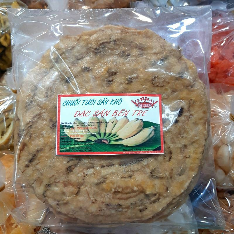 CHUỐI ÉP TRÒN BẾN TRE.