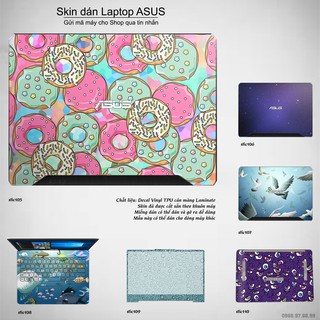 Skin dán Laptop Asus in hình Hoa văn sticker _nhiều mẫu 18 (inbox mã máy cho Shop)