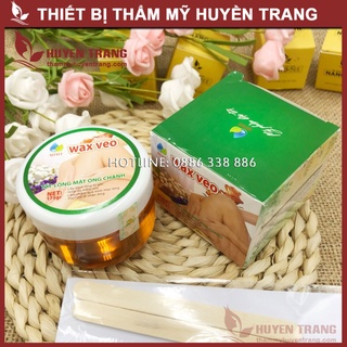 Wax Lông Nách, Wax Lạnh Tẩy Lông Chân Tay, Triệt Lông Mép [Tặng 10 tờ giấy và 2 que wax] - Thẩm Mỹ Huyền Trang