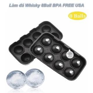Làm đá Whisky 8 Ball BPA FREE - Home and Garden