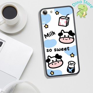[Free Thêm Tên/Ngày Sinh/SĐT] ỐP LƯNg VIVO Y53/Y55/Y66/Y67/V5, IN HÌNH CHÚ BÒ SỮA CUTE.