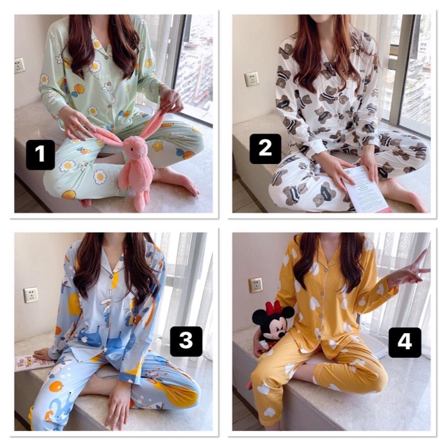 Đồ bộ lụa mặc nhà
