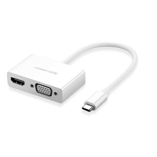 Cáp chuyển USB type C to HDMI/VGA fullHD 3D 4Kx2K Ugreen 30843