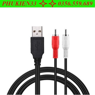 Cáp Chuyển Usb Sang Av 2 Đầu Cho Tivi 1.5M
