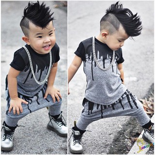 ❤XZQ-2pcs Newborn Toddler Infant Kids Baby Boy Clothes T-shirt Tops+Pants Outfits Set