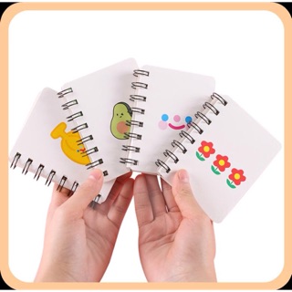 Sổ lò xo hoạt hình xinh xắn - Mini cầm tay dễ thương - Đồ dùng học tập tiện ích, đa năng - Ghi chép nhanh, đẹp, giá rẻ
