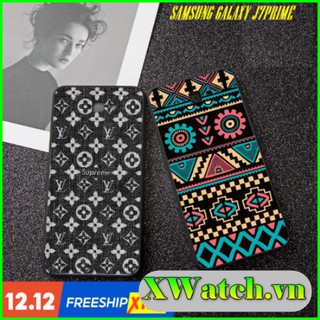 Ốp lưng phủ bóng Samsung J7 prime / J7 pro / J4 plus / J6 plus / J4 Core  chống xước họa tiết thổ cẩm