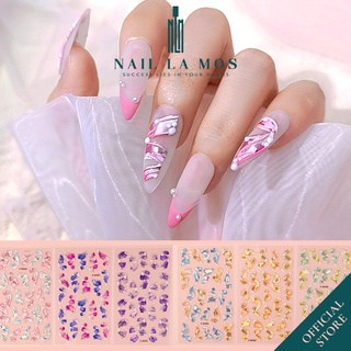 Miếng dán móng tay hình nơ 5D - Sticker nơ lụa dạng nổi 5D trang trí móng tay 11 mẫu (lẻ 1 tấm)