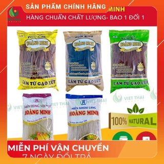 Bún Gạo Lức Giảm Cân Ăn Kiêng - Bún Gạo Lứt - Miến Khoai Lang Phở Gạo Lứt -Miến Sợi Rút EatClean Thực Dưỡng Hoàng Minh